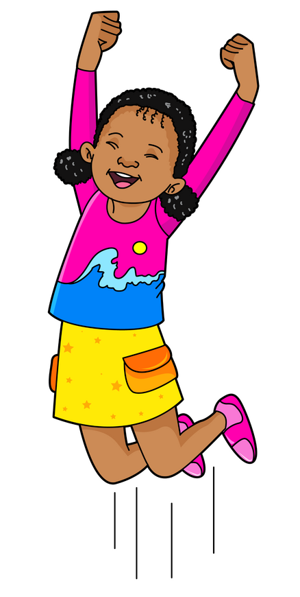 Dancing Crayon clip Art kid jumping for joy clipart happy child jumping for joy clip art